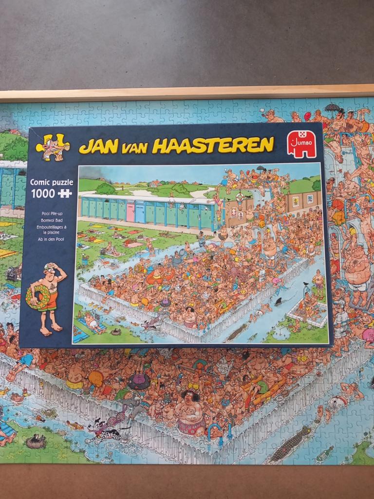 Jan van Haasteren " Bomvol Bad ", Ophalen of Verzenden, 500 t/m 1500 stukjes, Zo goed als nieuw