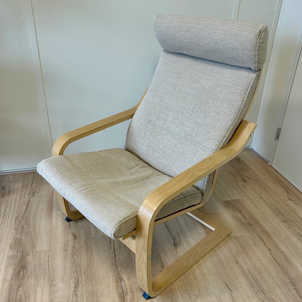 POÄNG Fauteuil van Ikea (2 stuks), Huis en Inrichting, Fauteuils, Ophalen, Overige materialen, 75 tot 100 cm, Zo goed als nieuw