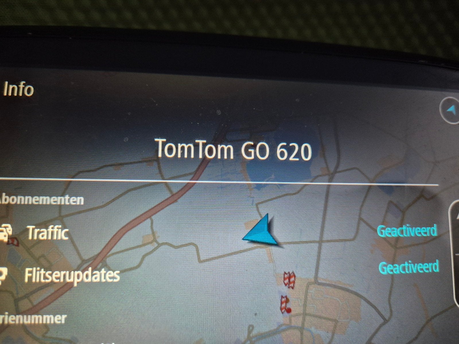 TomTom GO 620 navigatiesysteem met raamhouder en kabel, Ophalen, Gebruikt