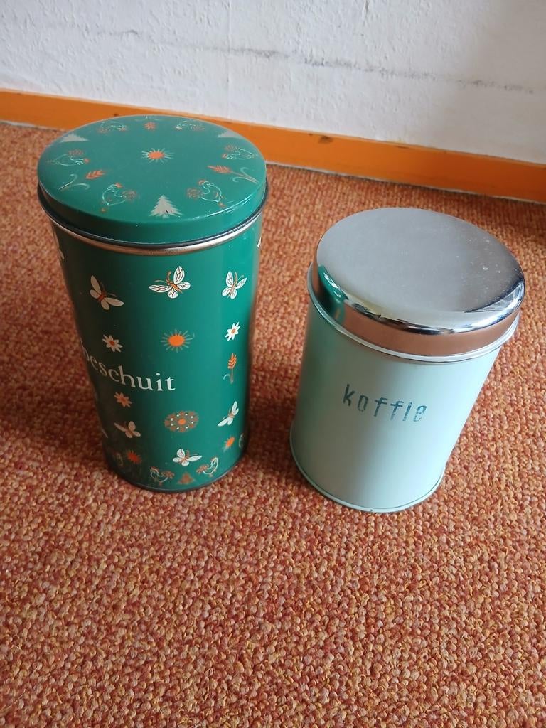 Orginele Brabantia bussen en oude Spar beschuitbus, Verzamelen, Ophalen of Verzenden, Gebruikt