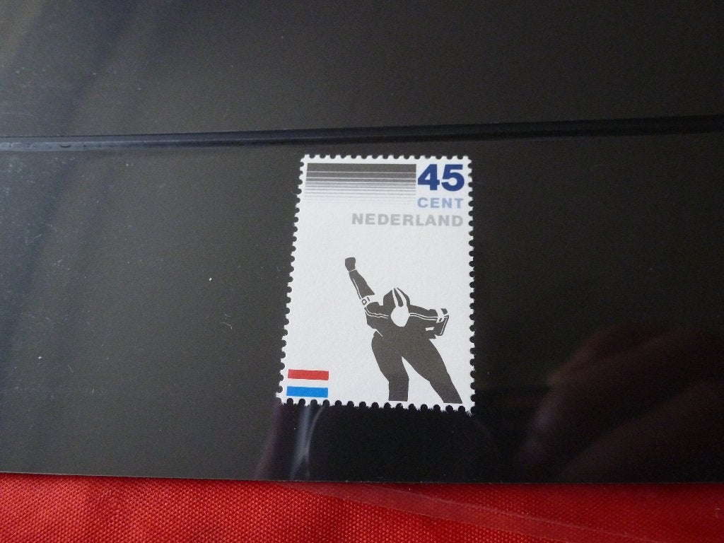 Postzegel 1982 100 jaar KNSB postfris in mapje NVPH 1261, Postzegels en Munten, Ophalen of Verzenden, Na 1940, Postfris