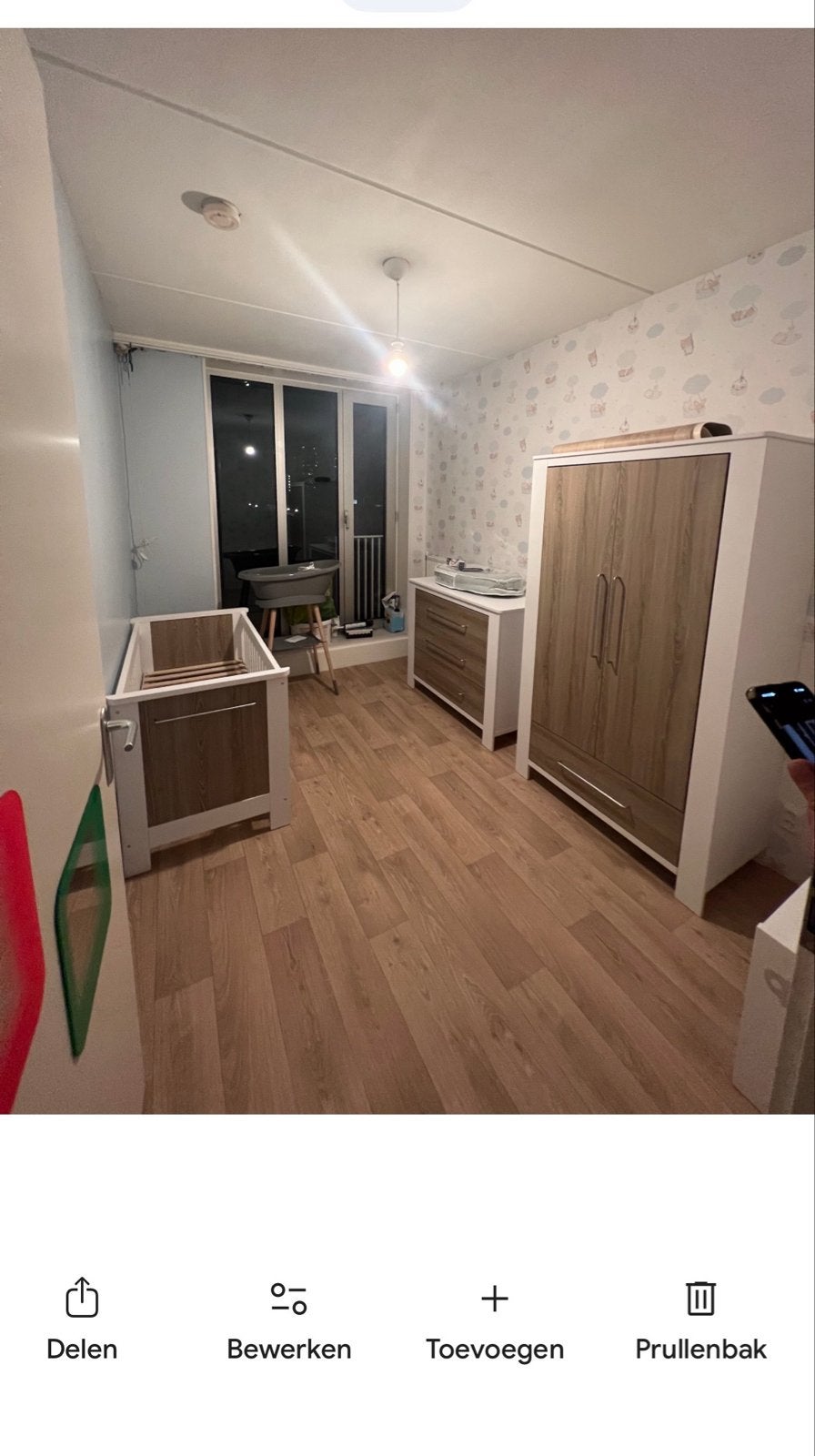 Complete Babykamer: Bedje, Commode en Kledingkast, Kinderen en Baby's, Ophalen, Zo goed als nieuw, Jongetje of Meisje