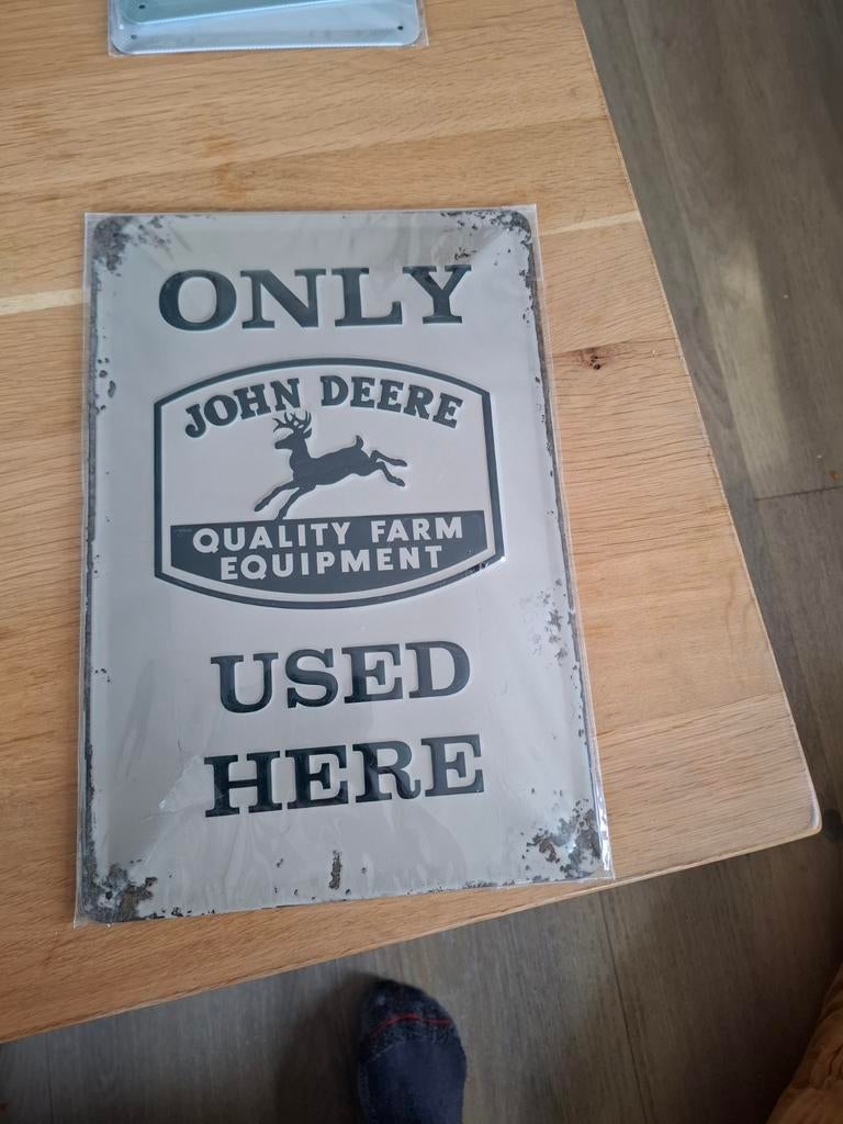 John deere mancave wandbord, Ophalen of Verzenden, Nieuw