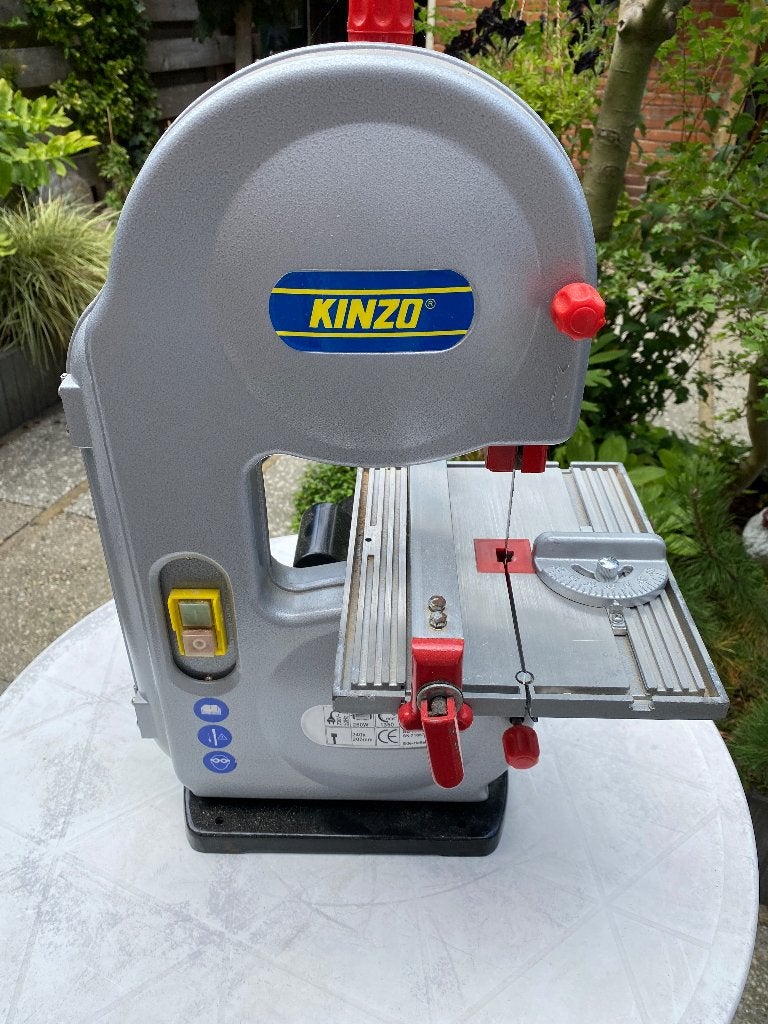 kinzo lintzaag machine, Doe-het-zelf en Verbouw, Gereedschap | Zaagmachines, Ophalen, Gebruikt, Kinzo, 70 mm of meer