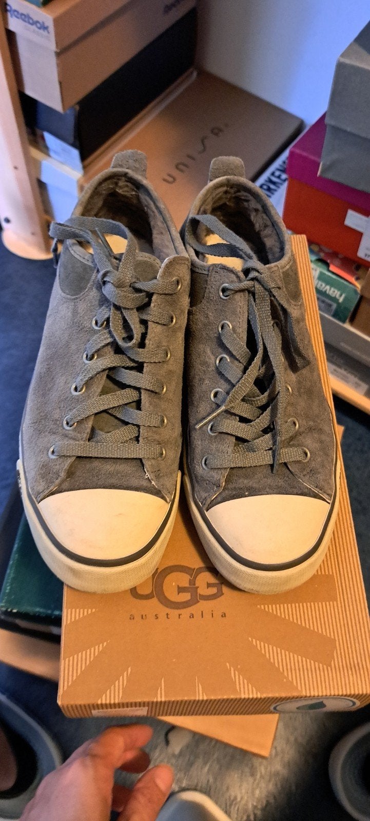 UGG Evera Sneakers - Grijs - Maat 38, Kleding | Dames, UGG, Ophalen of Verzenden, Sneakers of Gympen, Grijs