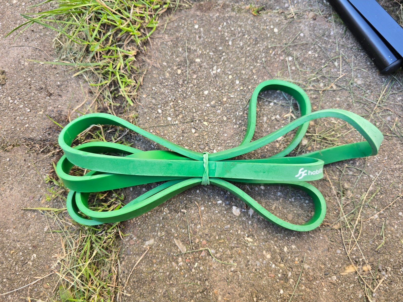 Groene weerstandsband - Fitnessband, Ophalen of Verzenden, Gebruikt, Benen, Weerstandband