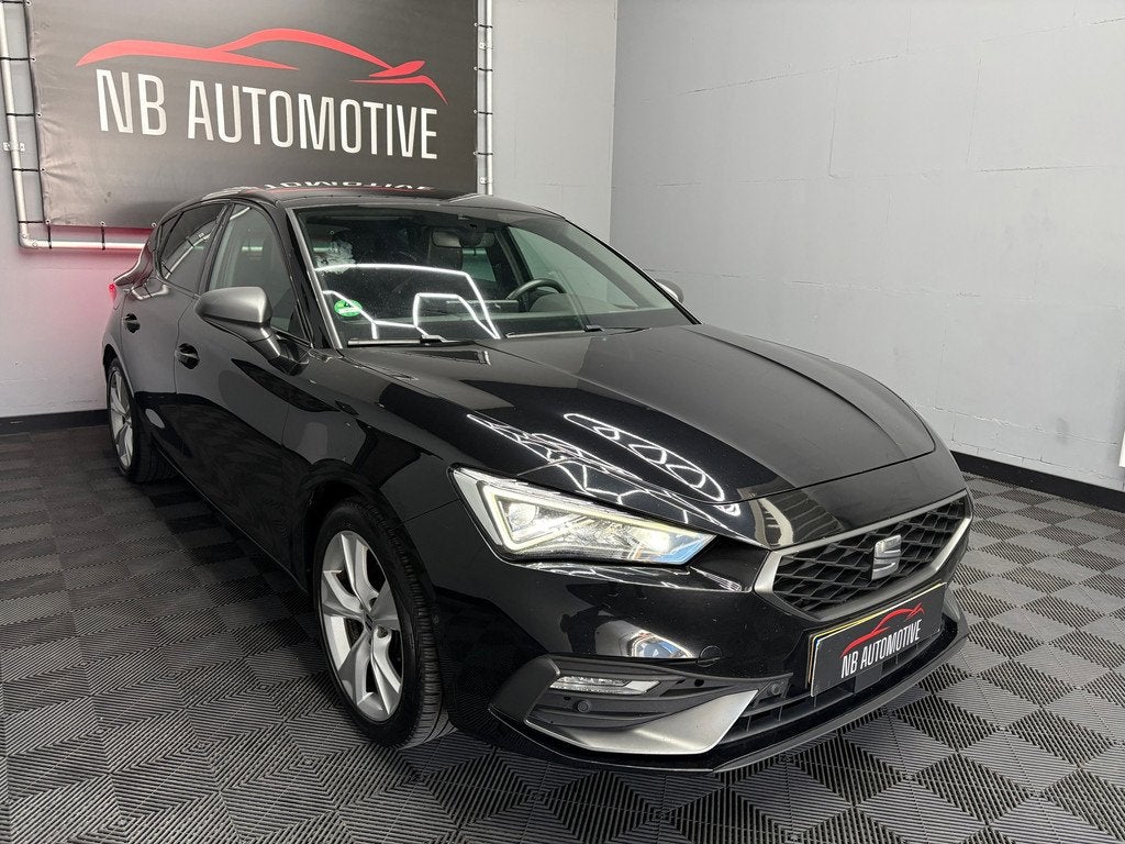 Seat Leon 1.5 eTSI FR Launch Edition, Auto's, Seat, 4 cilinders, 150 pk, Leder en Stof, Zwart