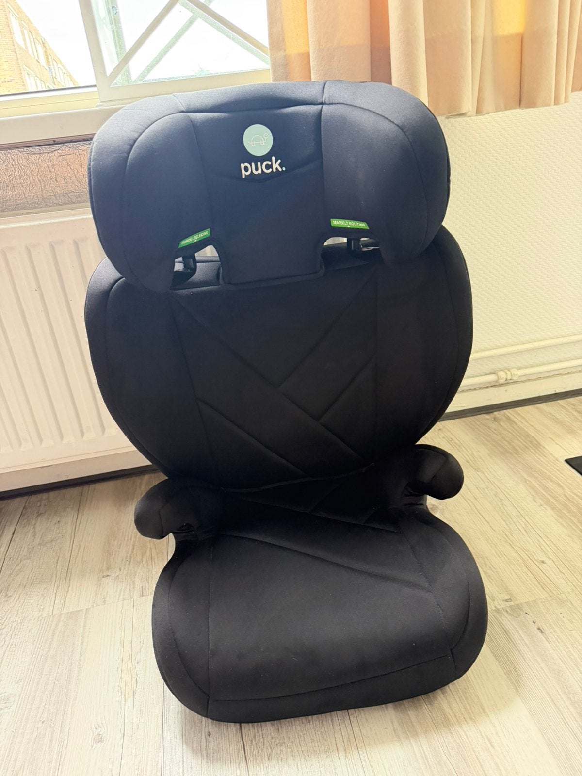 PUCK Autostoel, Autogordel, 15 t/m 36 kg, Zo goed als nieuw, Ophalen