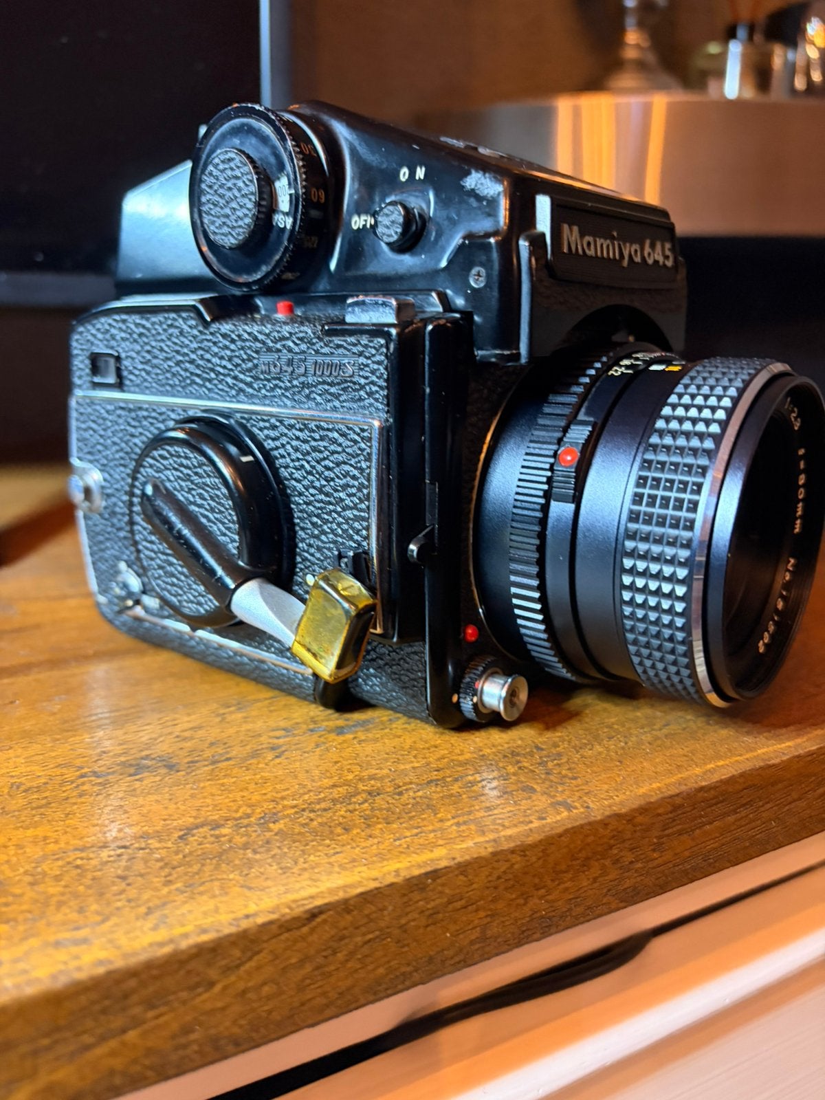 Mamiya 645 1000s met 80mm 2.8 lens, Audio, Tv en Foto, Ophalen of Verzenden, Gebruikt, Spiegelreflex, Overige Merken
