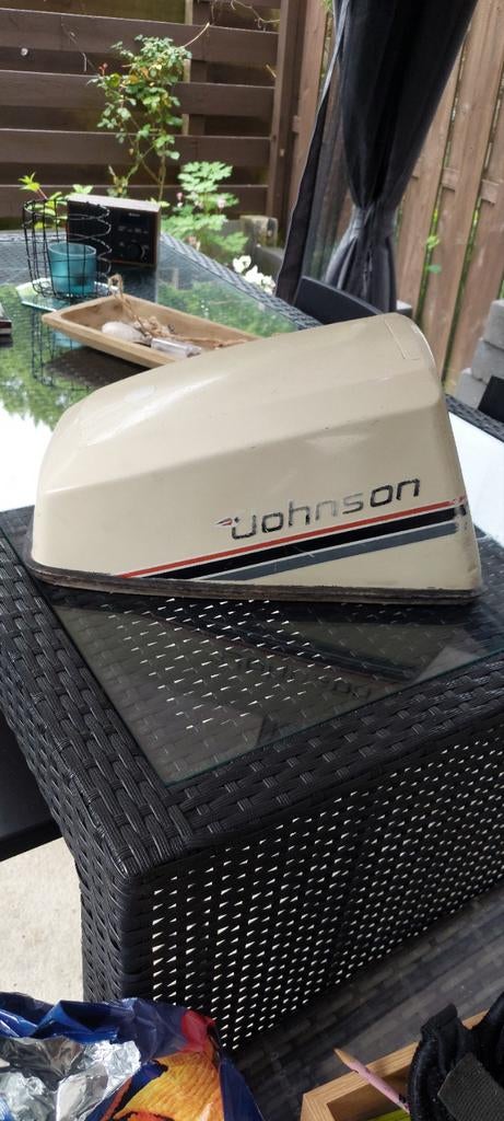 Johnson buitenboordmotor kap - 8 PK Sea-Horse, Ophalen of Verzenden, Gebruikt, Motor en Techniek