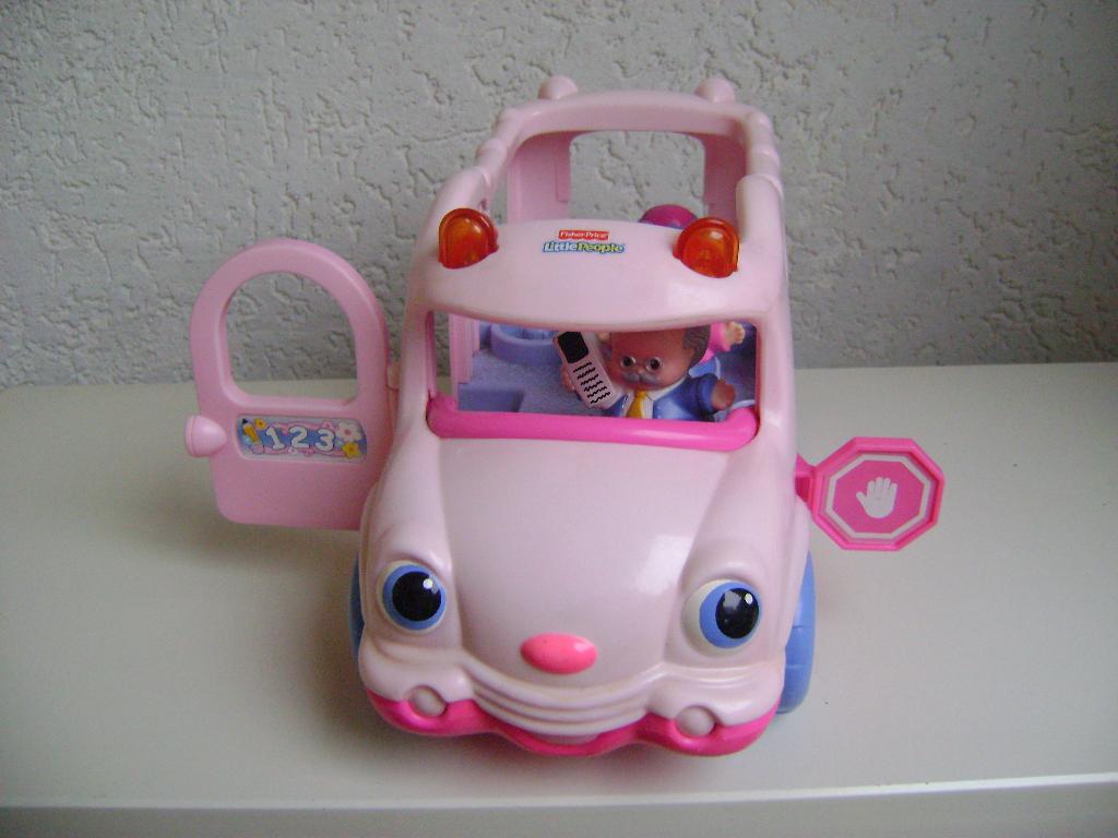 fisherprice schoolbus met licht engeluid 31lx16hx12br popjes, Kinderen en Baby's, Speelgoed | Fisher-Price, Ophalen of Verzenden