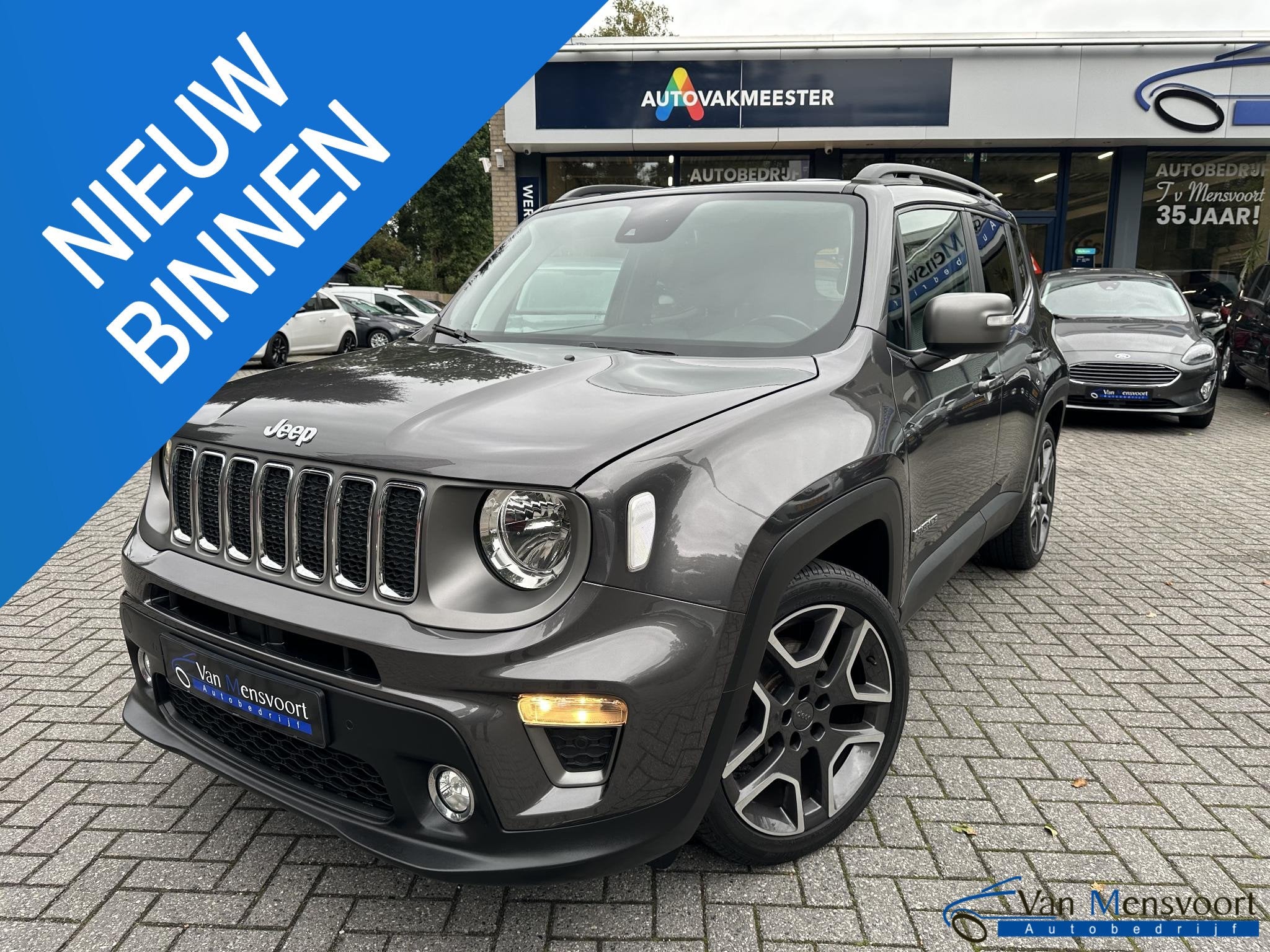 Jeep Renegade 1.3T 150PK Automaat Limited Navi|ACC|DAB|Dodeh, Auto's, Dealer onderhouden, Stof, Gebruikt, Euro 6