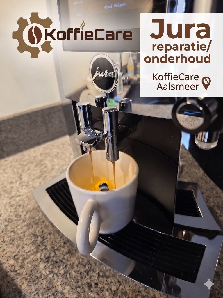 Jura reparatie/onderhoud | KoffieCare Aalsmeer, 10 kopjes of meer, Ophalen of Verzenden, 1431XB, Info@koffiecare.nl