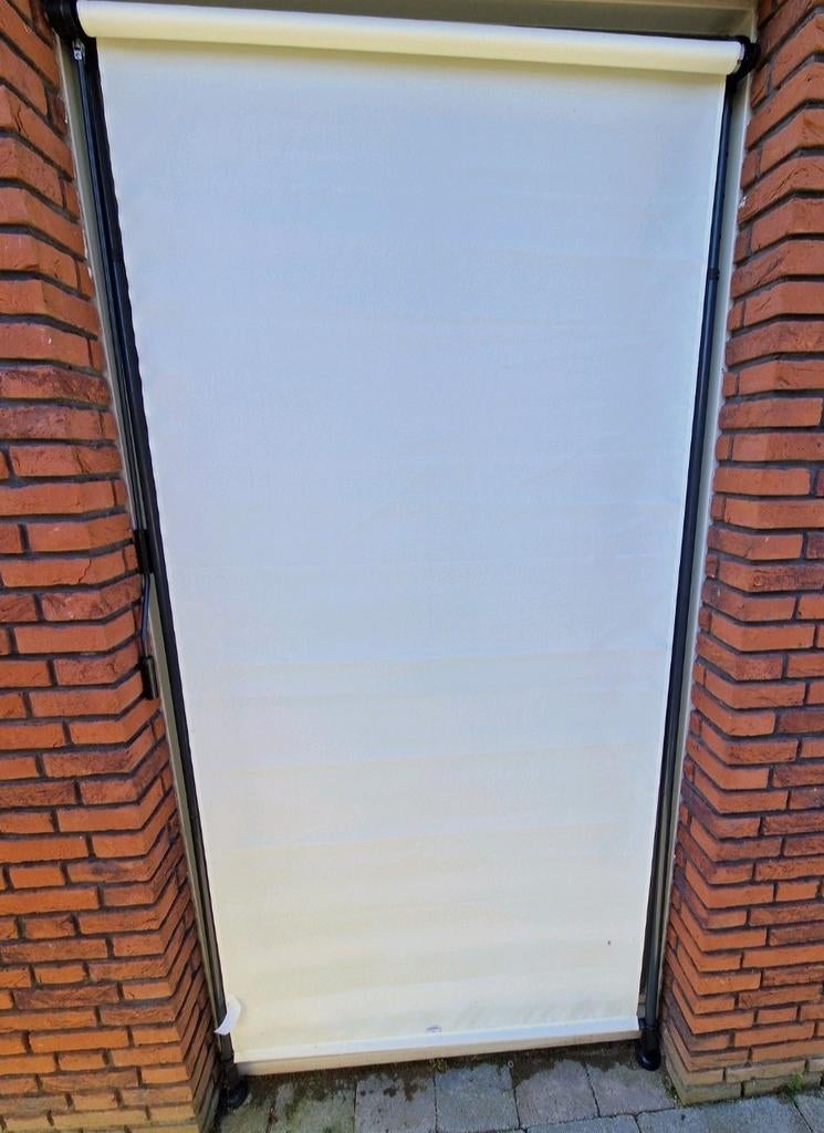 Crèmekleurig klemluifel 120x270 cm, Ophalen