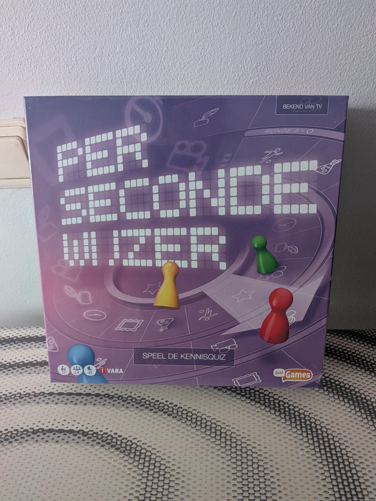 Per Seconde Wijzer Het Bordspel - Nieuwstaat, Drie of vier spelers, Ophalen of Verzenden, Nieuw, Just Games