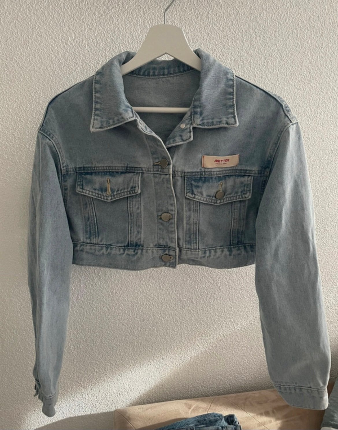 Denim jacket, Ophalen of Verzenden, Zo goed als nieuw, Blauw