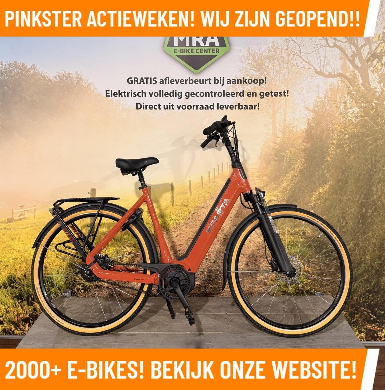 Sparta A-Shine Elektrische fiets met BOSCH midden motor!, 55 tot 59 cm, Nieuw, Sparta