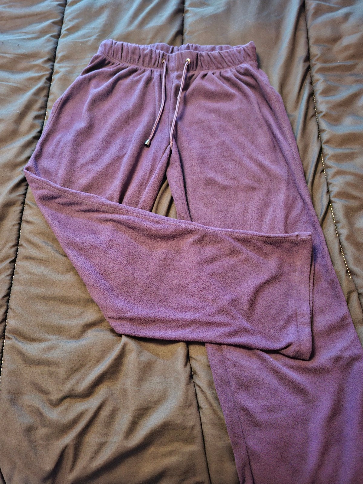 Zachte paarse joggingbroek van Esmara, maat S, Paars, Maat 36 (S), Gedragen, Esmara