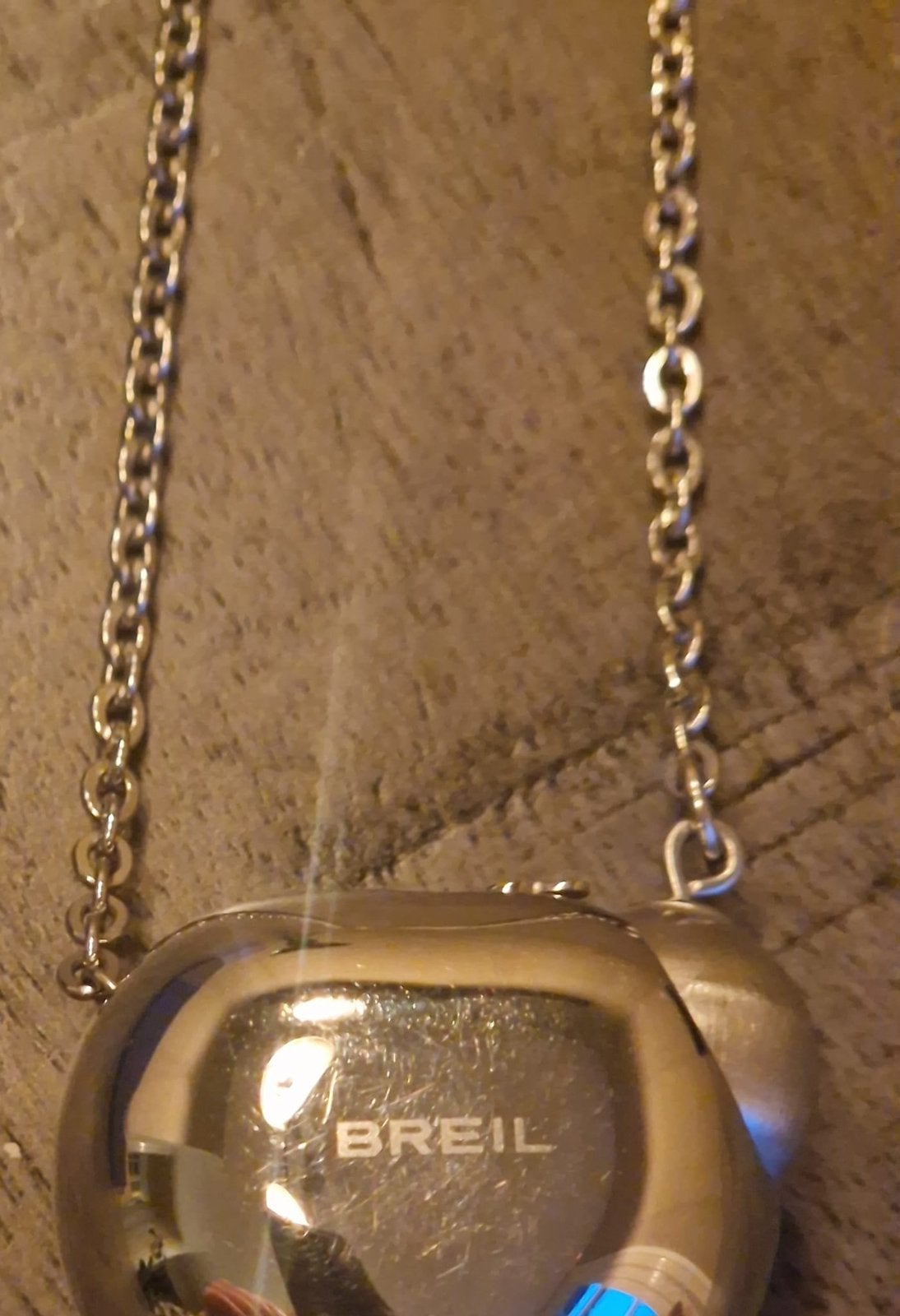 Breil ketting met hartvormige hanger, Ophalen, Zo goed als nieuw, Zilver, Overige materialen
