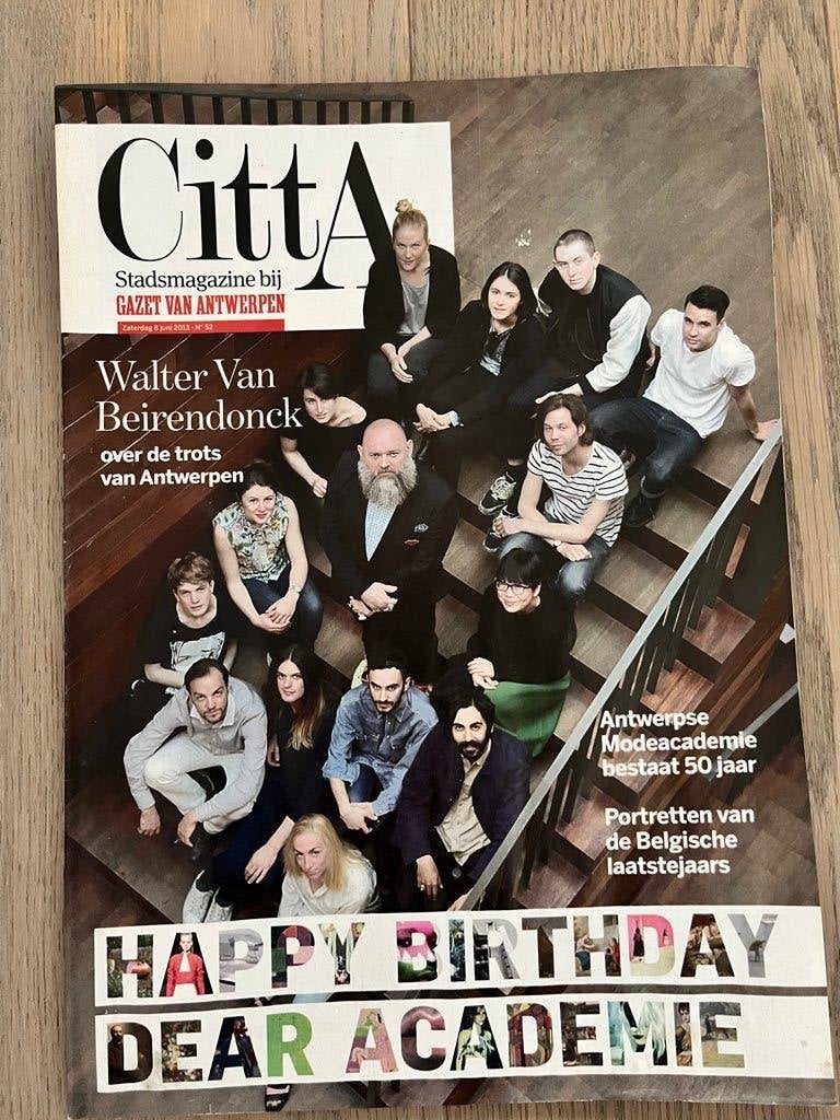 WALTER VAN BEIRENDONCK - coverstory Citta GVA * 2013 * NIEUW, Ophalen of Verzenden, Nieuw, Glossy