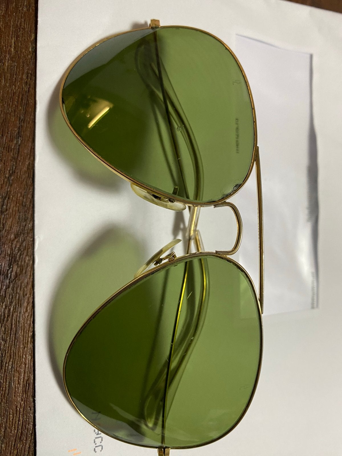 Vintage Ray-Ban Aviator B&L USA 6214 (Project), Sieraden, Tassen en Uiterlijk, Gebruikt, Zonnebril, Overige kleuren, Ophalen of Verzenden