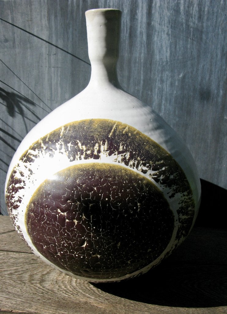 JOHN FAWCETT KERAMIST "LARGE VASE"  1970, Antiek en Kunst, Ophalen of Verzenden