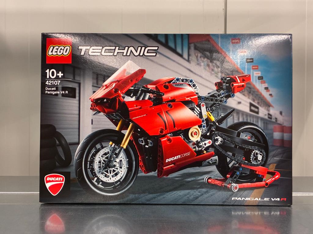 Nieuw en verzegeld: LEGO Technic Ducati Panigale V4 R (42107, Ophalen, Lego, Nieuw, Technic
