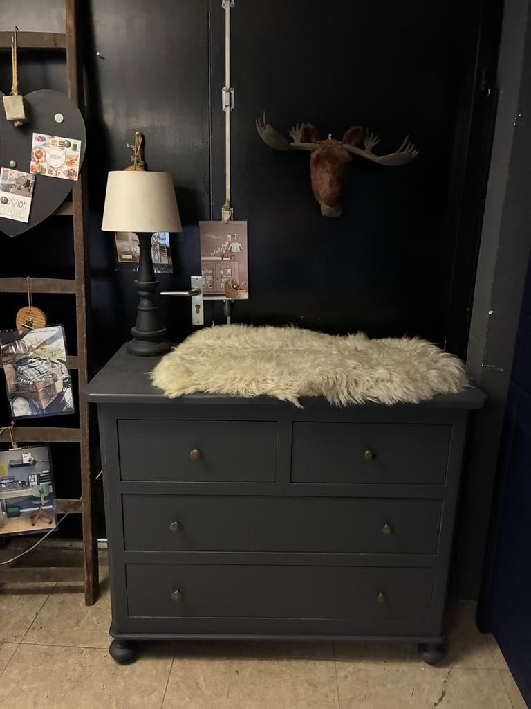 Brocante commode Sophie, 50 tot 70 cm, Ophalen of Verzenden, 90 tot 105 cm, 100 cm of meer