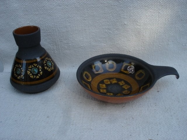 Vintage Dümler & Breiden schaal en vaas, Ophalen of Verzenden