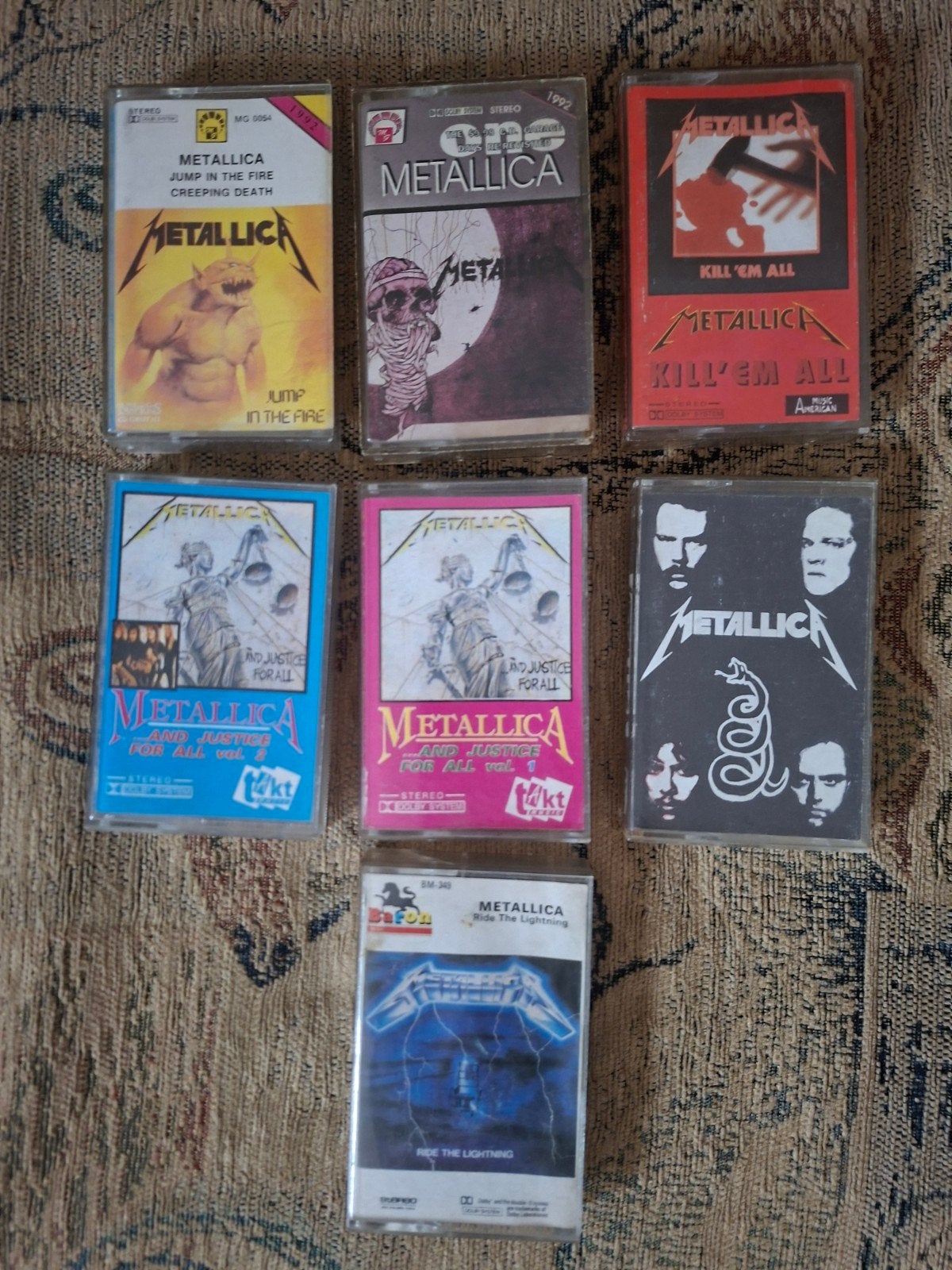 Metallica-cassettebandjes, Ophalen of Verzenden