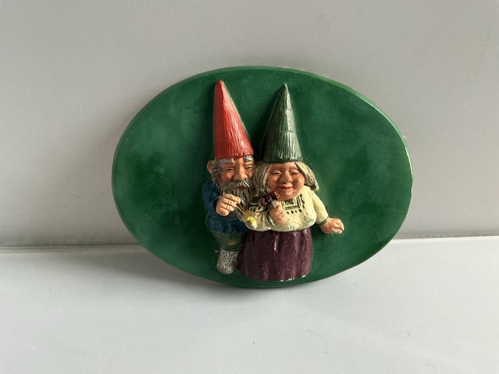 Rien Poortvliet Kabouter Beeldje - Man en Vrouw, Verzamelen, Ophalen of Verzenden, Gebruikt, Mens