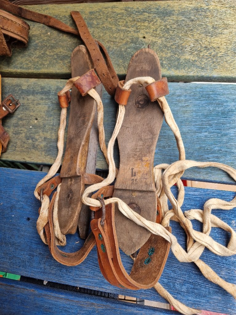 2x Vintage Houten noren, Sport en Fitness, Ophalen of Verzenden, Gebruikt, Friese doorlopers, Overige merken