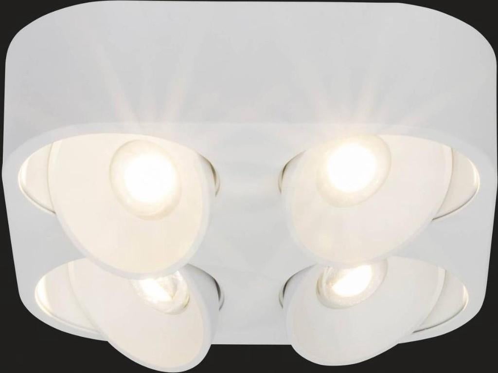 AEG Leca Plafondlamp led 4x9W wit dimbaar 3000K 850 lum NIEU, Ophalen of Verzenden, Nieuw, Metaal, Modern