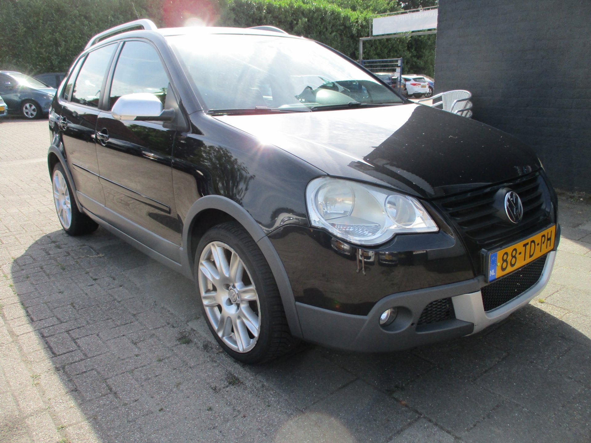 Volkswagen Polo 1.4-16V Cross AIRCO! CRUISE! ONDERHOUDSHISTO, Voorwielaandrijving, 15 km/l, Zwart, Origineel Nederlands