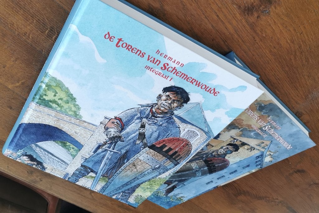 De Torens van Schemerwoude  (2 intergrales) HC 1e druk, Boeken, Complete serie of reeks, Zo goed als nieuw, Hermann, Ophalen of Verzenden