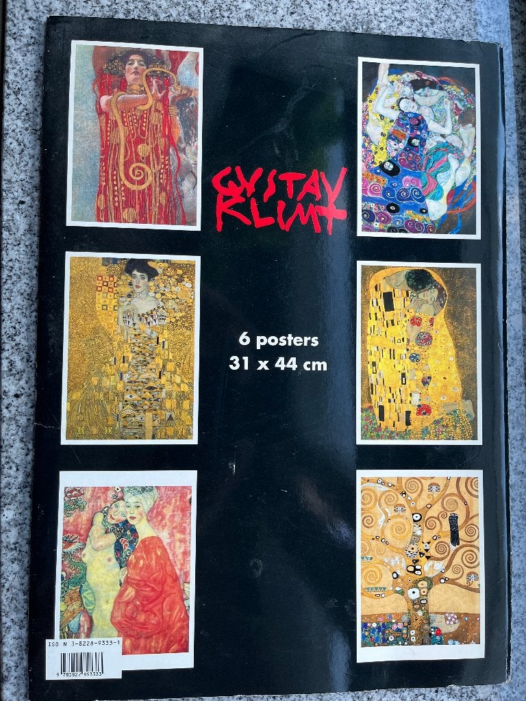   Klimt 6 posters (31 x 44 cm), Gelezen, Verzenden, Klimt, Schilder- en Tekenkunst