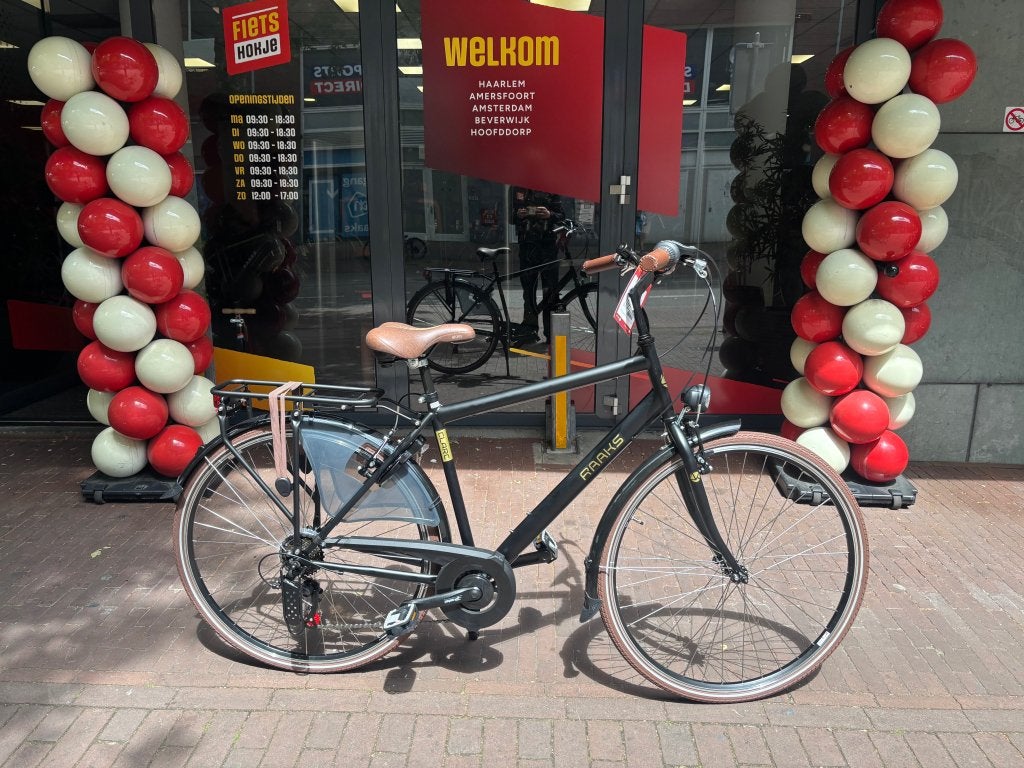 Fietshokje Raaks: Raaks Clarc Herenfiets 7Spd Nieuw!!, Fietsen en Brommers, Velgrem, Versnellingen, Niet ingevuld, Nieuw