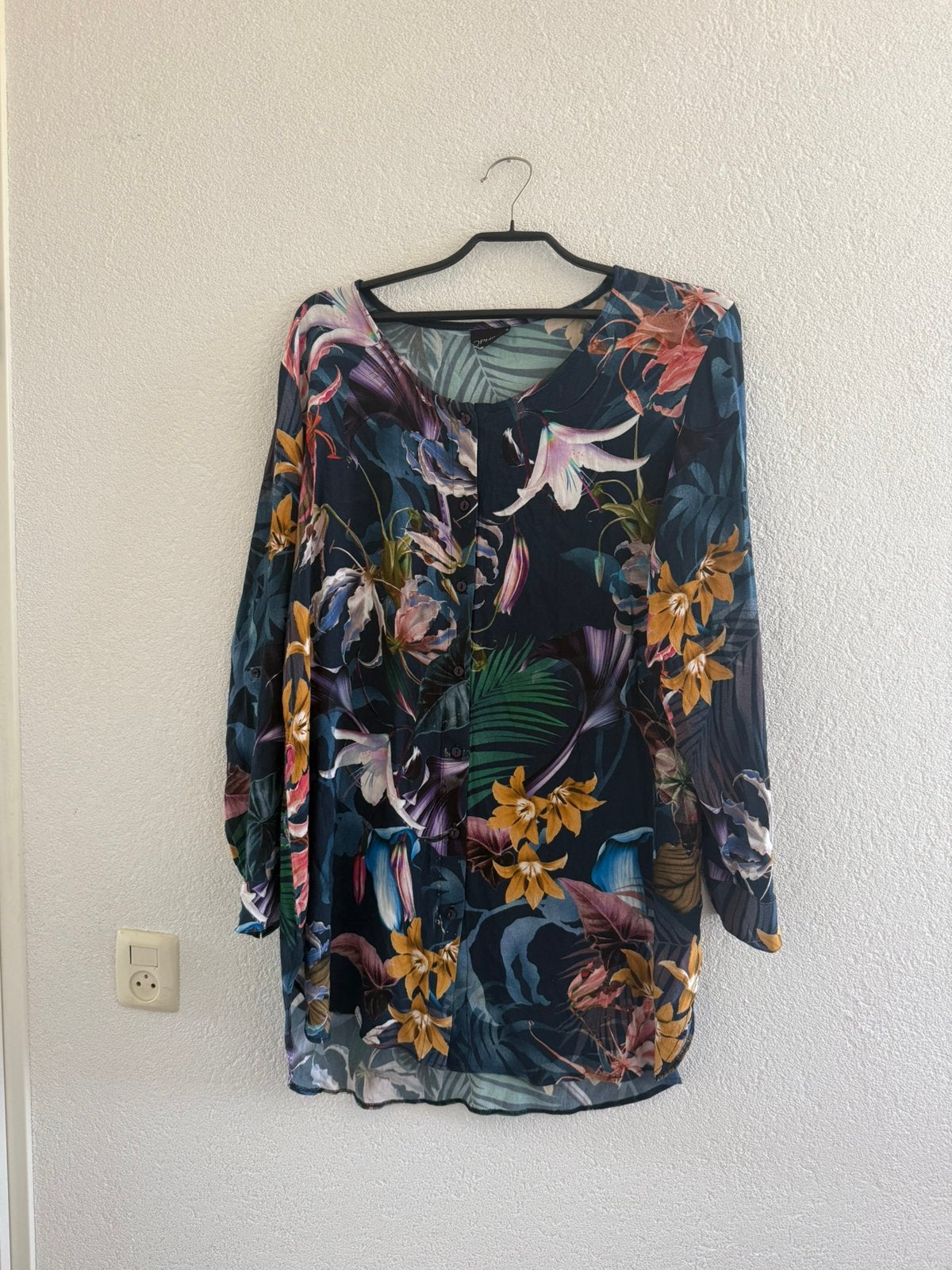 Ophilia schitterende lange blouse/tuniek maat 4 (48), Kleding | Dames, Ophalen of Verzenden, Zo goed als nieuw, Blouse of Tuniek