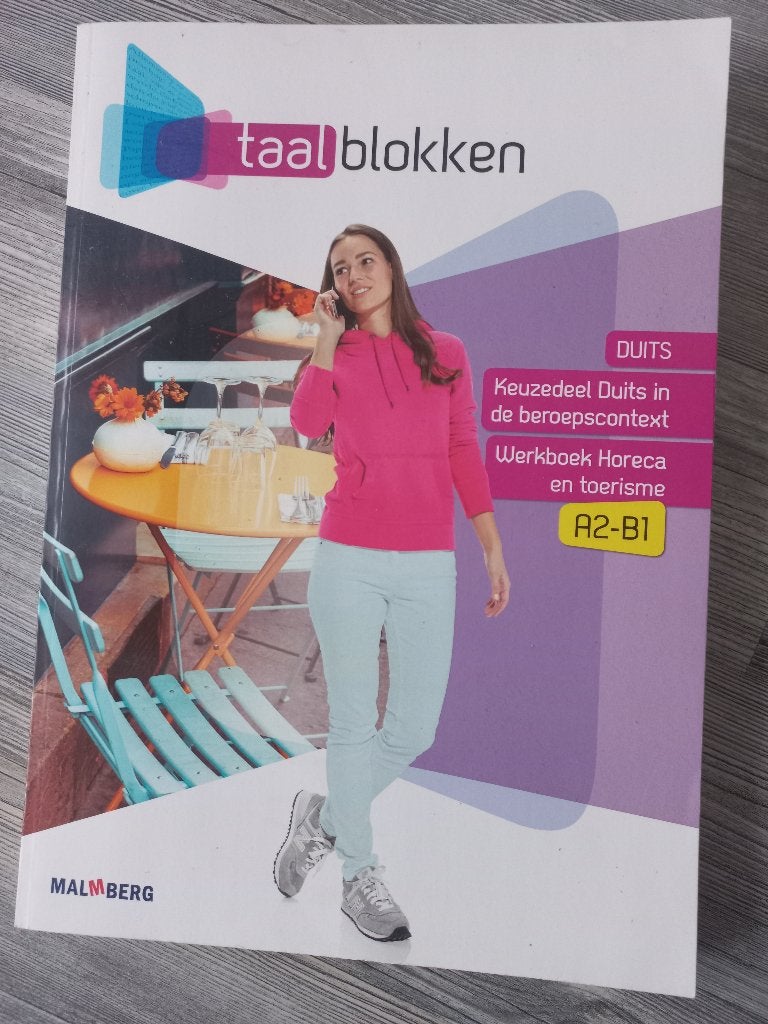 Taalblokken Duits Werkboek Horeca en Toerisme, Ophalen of Verzenden, Zo goed als nieuw, MBO, Friederike Sadewasser, Harry Wedekind e.a.