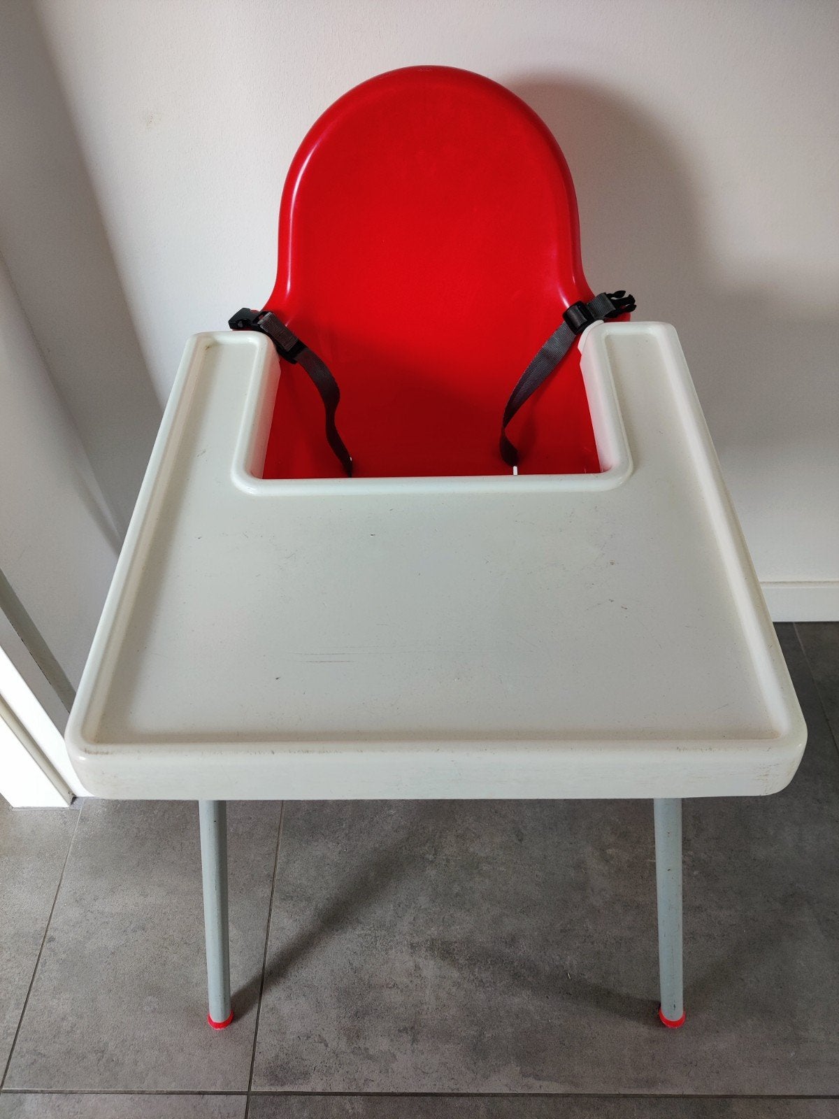 IKEA Antilop kinderstoel met eetblad en gordel, Ophalen, Gebruikt, Overige typen, Gordel(s)