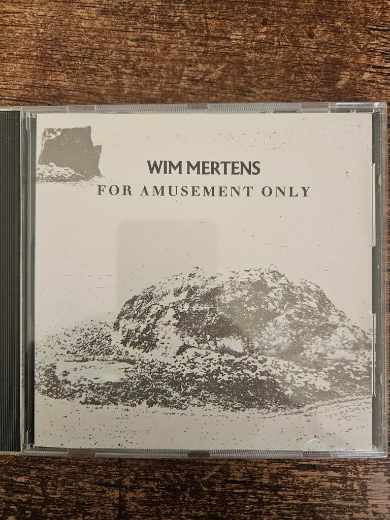 Wim Mertens - For Amusement Only CD, Ophalen of Verzenden, Zo goed als nieuw
