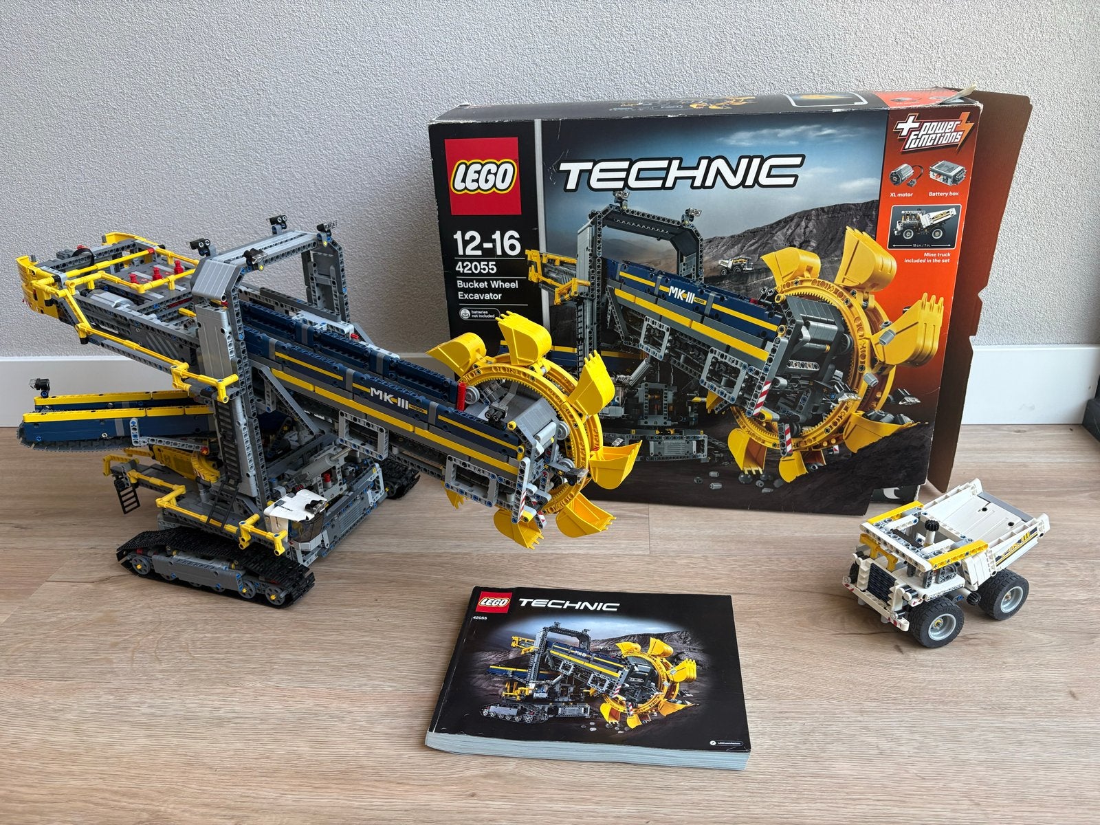 LEGO Technic 42055 Bucket Wheel Excavator, Ophalen, Zo goed als nieuw