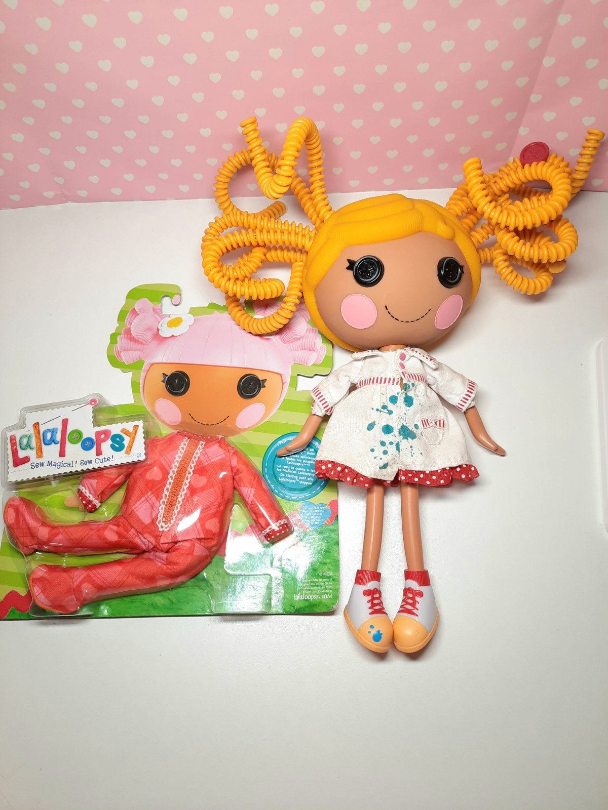 Lalaloopsy Silly Hair pop Spot Splatter Splash met pyjama, Ophalen of Verzenden, Zo goed als nieuw