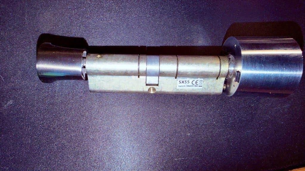 Bold Smart Lock SX-55 – slimme deurcilinder – werkt via app, Verzenden, Gebruikt, Rvs, Slot