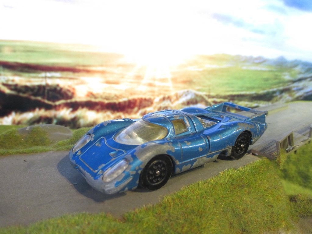 1/43 Porsche 917 25 Captain America - Corgi Toys 385, Ophalen of Verzenden, Gebruikt, Auto, Corgi