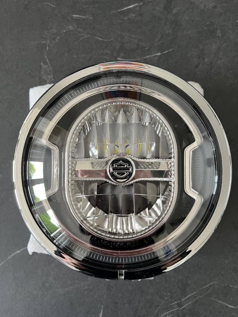 Harley Davidson LED KOPLAMP compleet met behuizing, Ophalen, Gebruikt