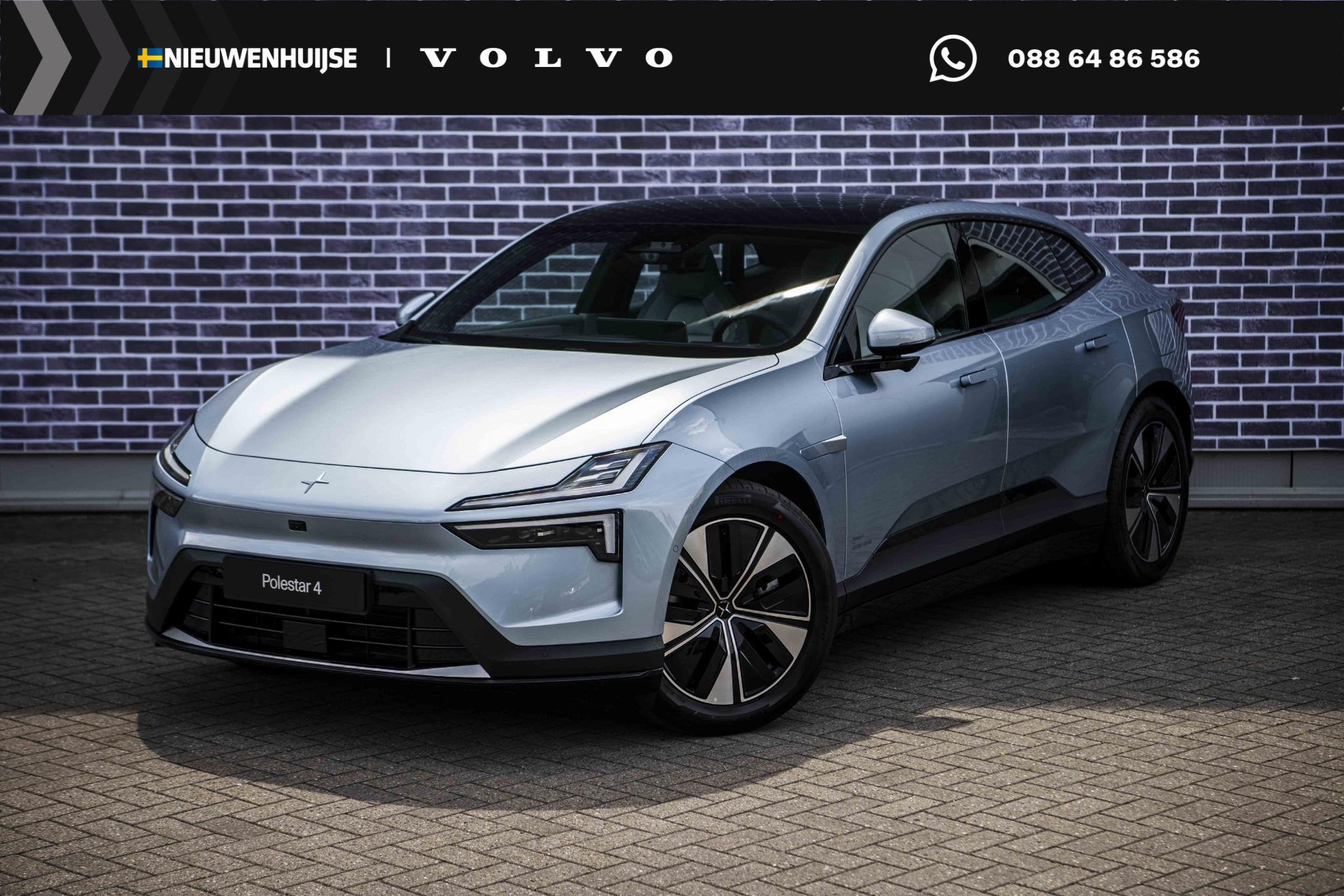 Polestar 4 Long Range Single motor 100 kWh Pilot | Plus | |, Auto's, Polestar, Achterwielaandrijving, Polestar 4, 100 kWh, Blauw