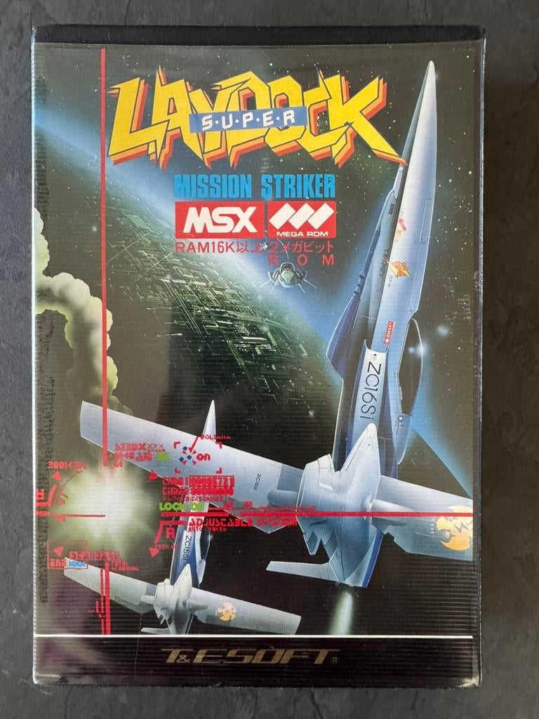 MSX game Super Laydock, Shooter, 2 spelers, Ophalen of Verzenden, Zo goed als nieuw