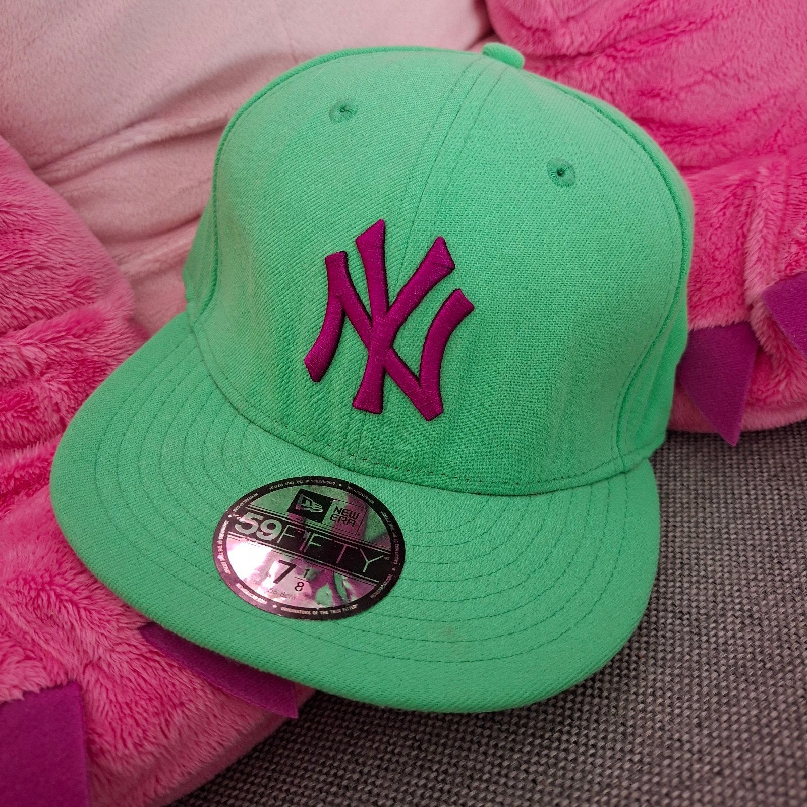 New Era Yankees cap, Ophalen of Verzenden, New Era, Pet, 57 cm (M, 7⅛ inch) of minder