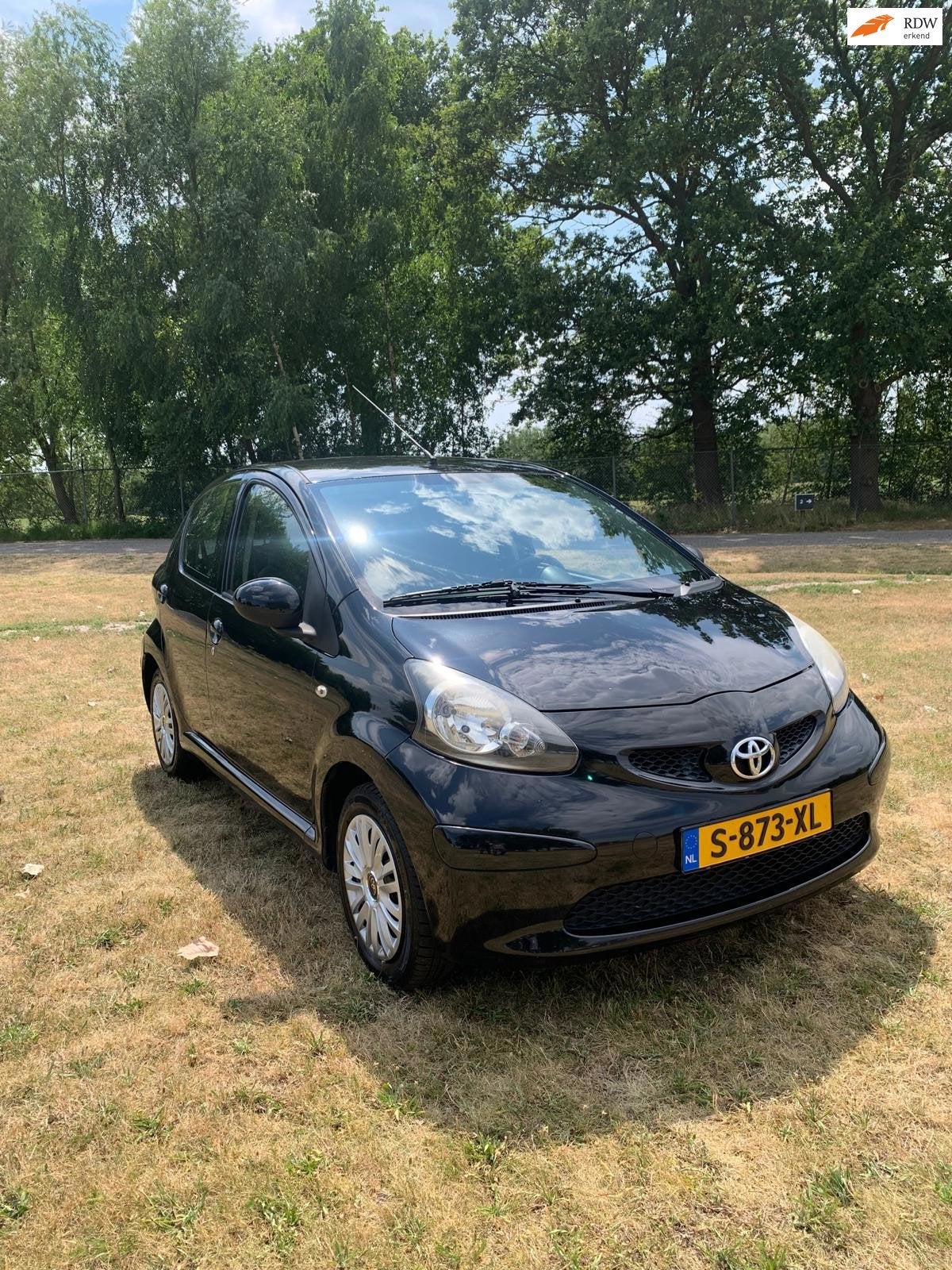 Toyota Aygo 1.0-12V ( 5Drs en Airco ), Auto's, Voorwielaandrijving, Stof, Gebruikt, 4 stoelen